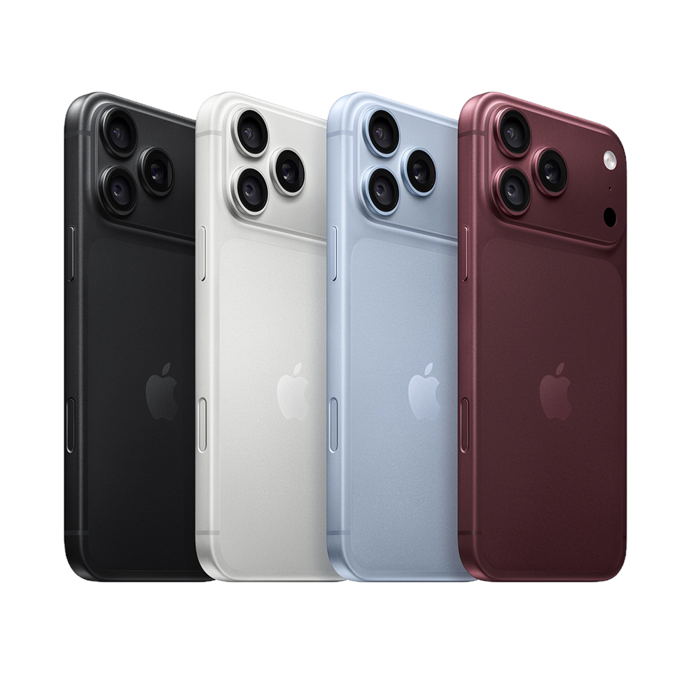 iPhones em quatro cores